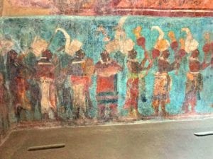 Bonampak ruines maya Mexique Chiapas peinture murale ancestral