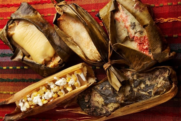 Nourriture gastronomie Mexique Chiapas Tamales Tacos