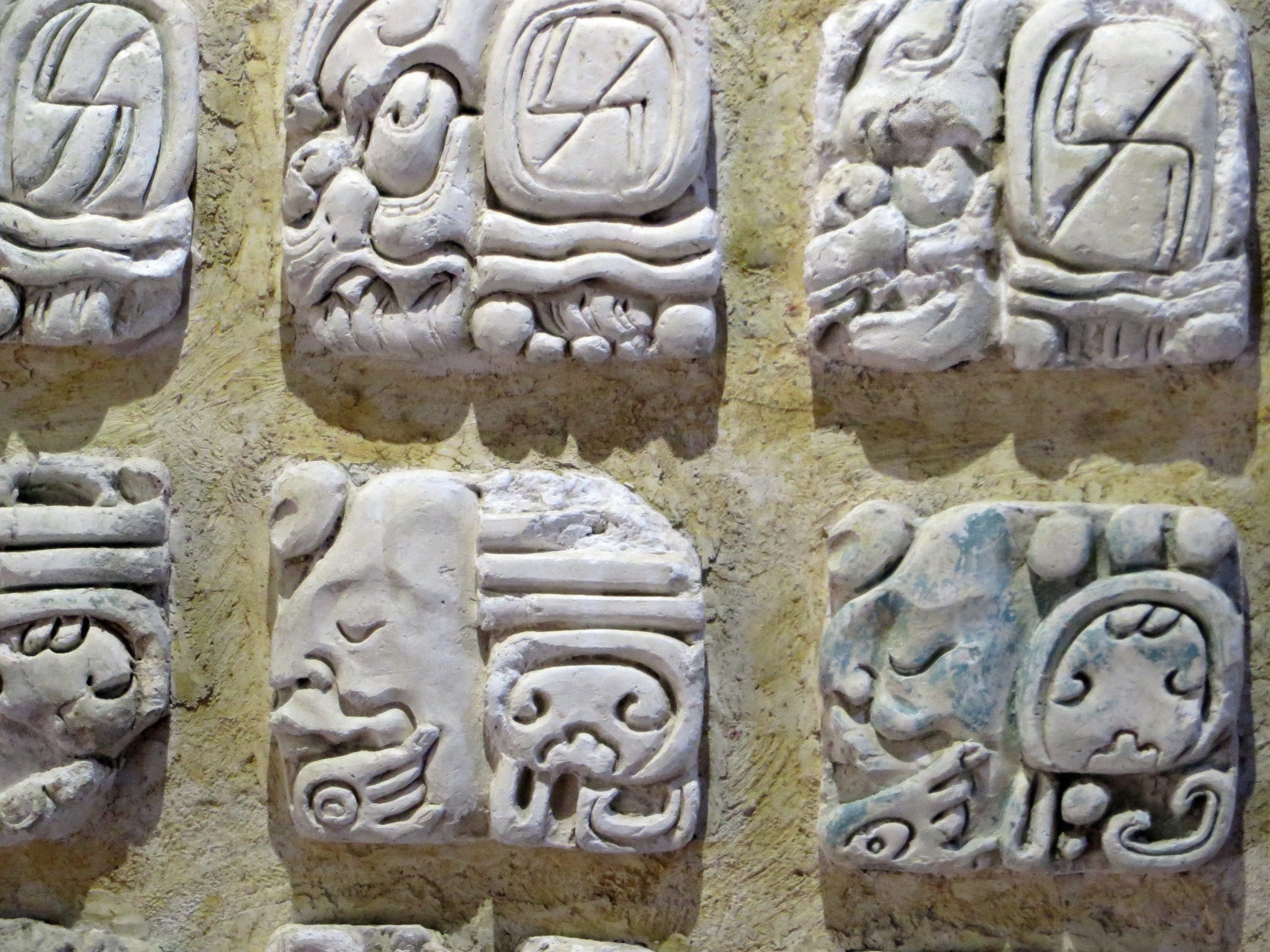 Gravures de Palenque Ruines Maya