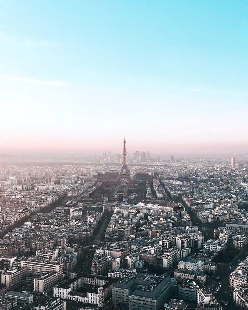 3 dias en Paris vista desde la torre Tour Montparnasse
