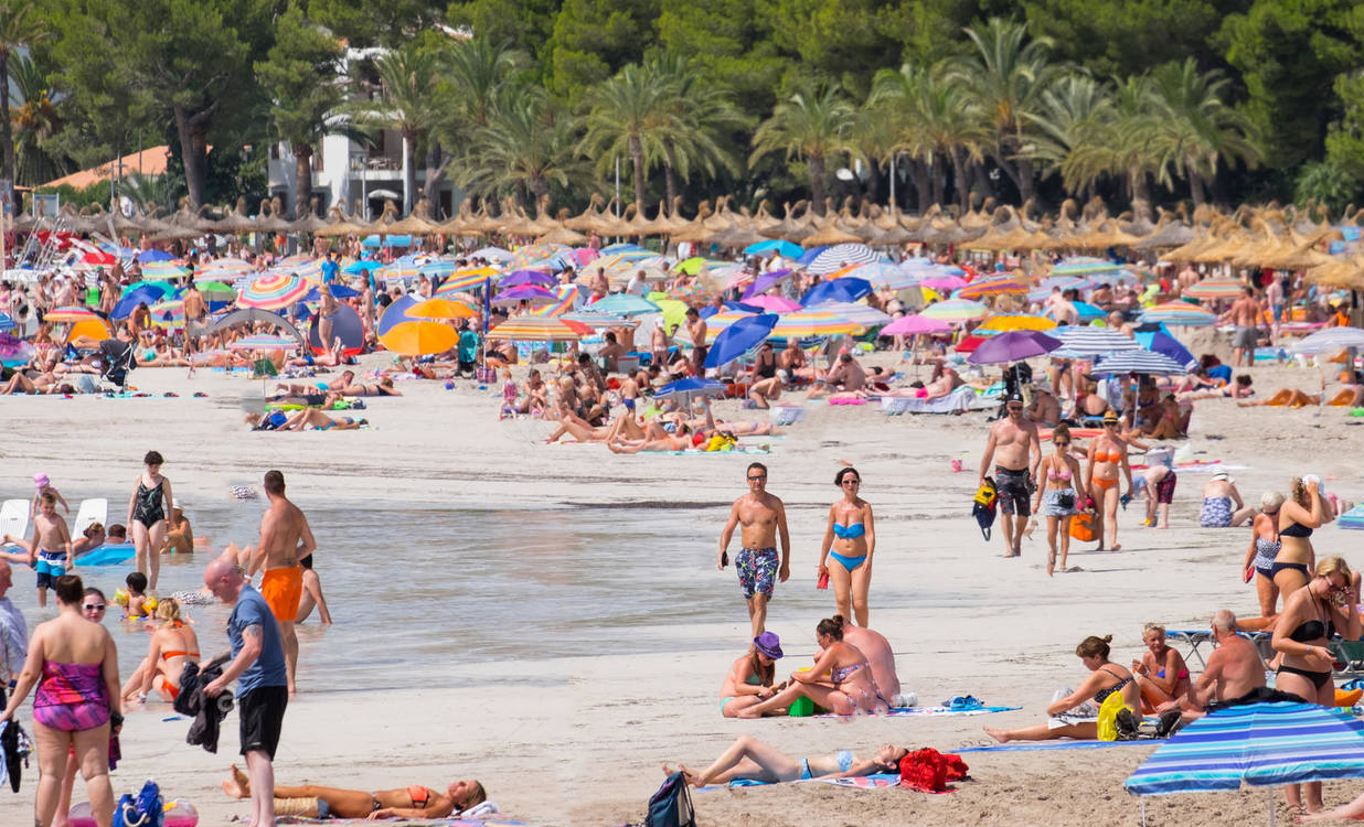 Plage playa-de-alcudia Mayorque Tourisme